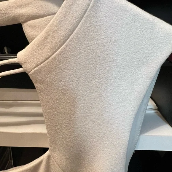 BCBG MAXAZRIA Off White dress midi dress Sz10 - Picture 5 of 14